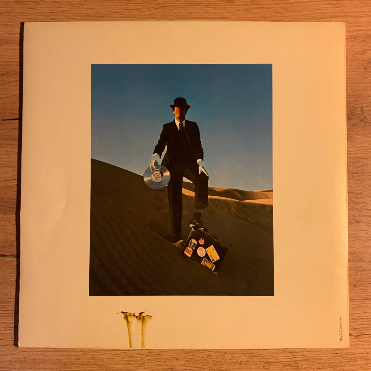 Pink Floyd - Wish You Were Here, pochette verso