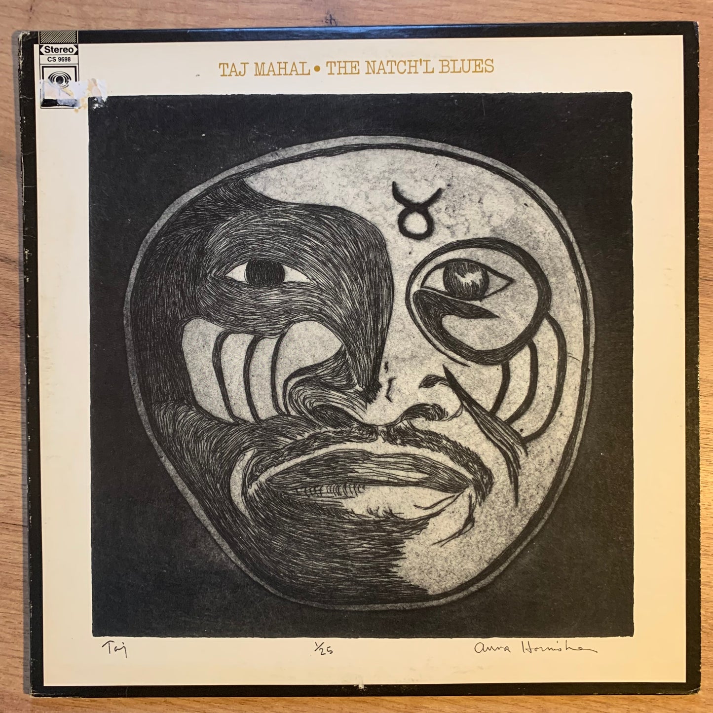 TAJ MAHAL - THE NATCH'L BLUES...RE UK 2010...VG+/VG+