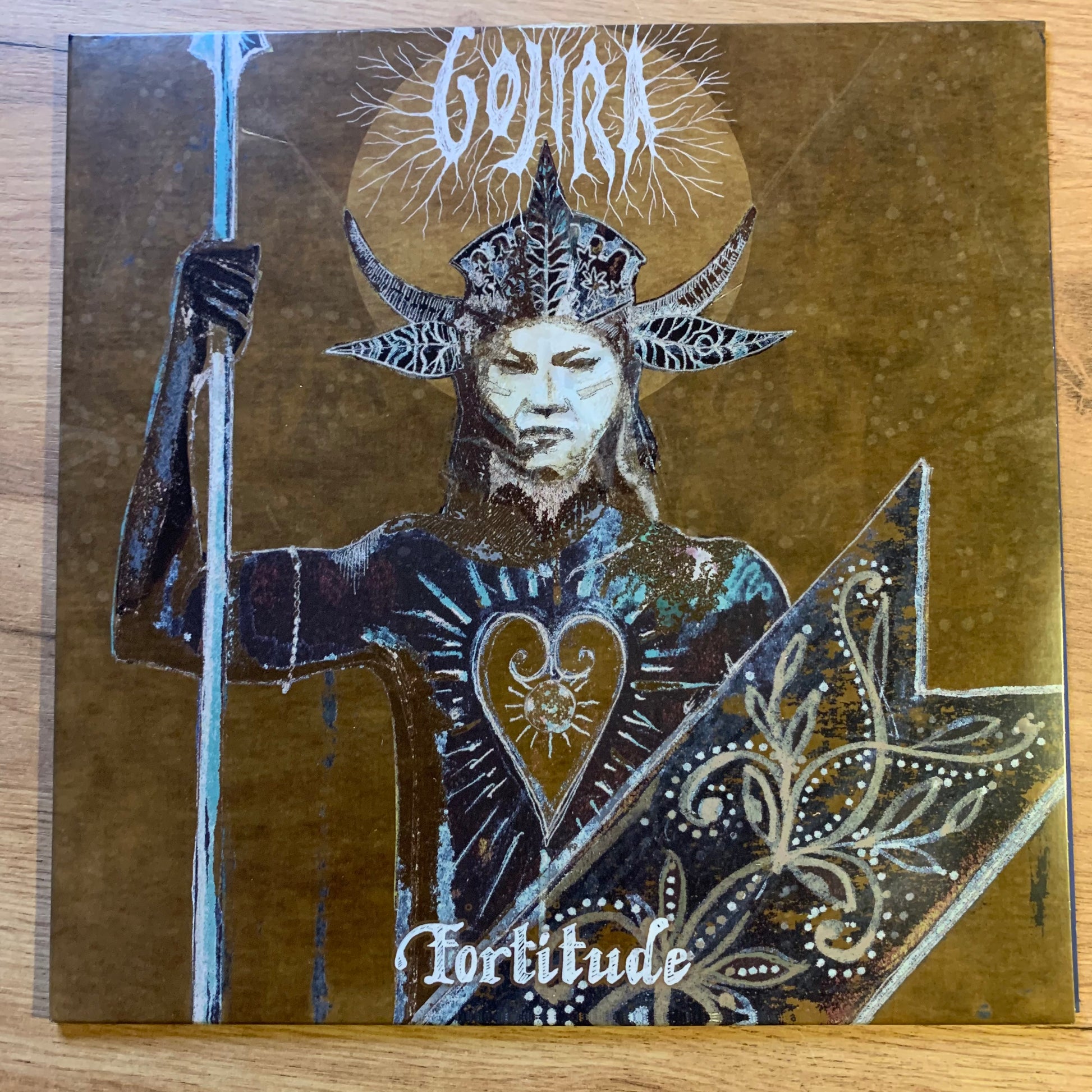 Inner sleeve paroles et credits - Gojira Fortitude Blue Gold Swirl