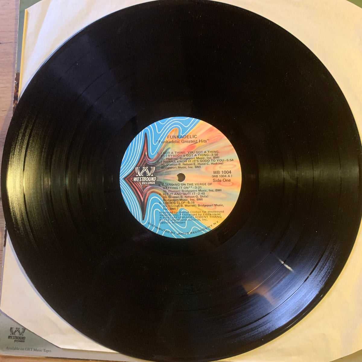 Funkadelic's Greatest Hits : disque