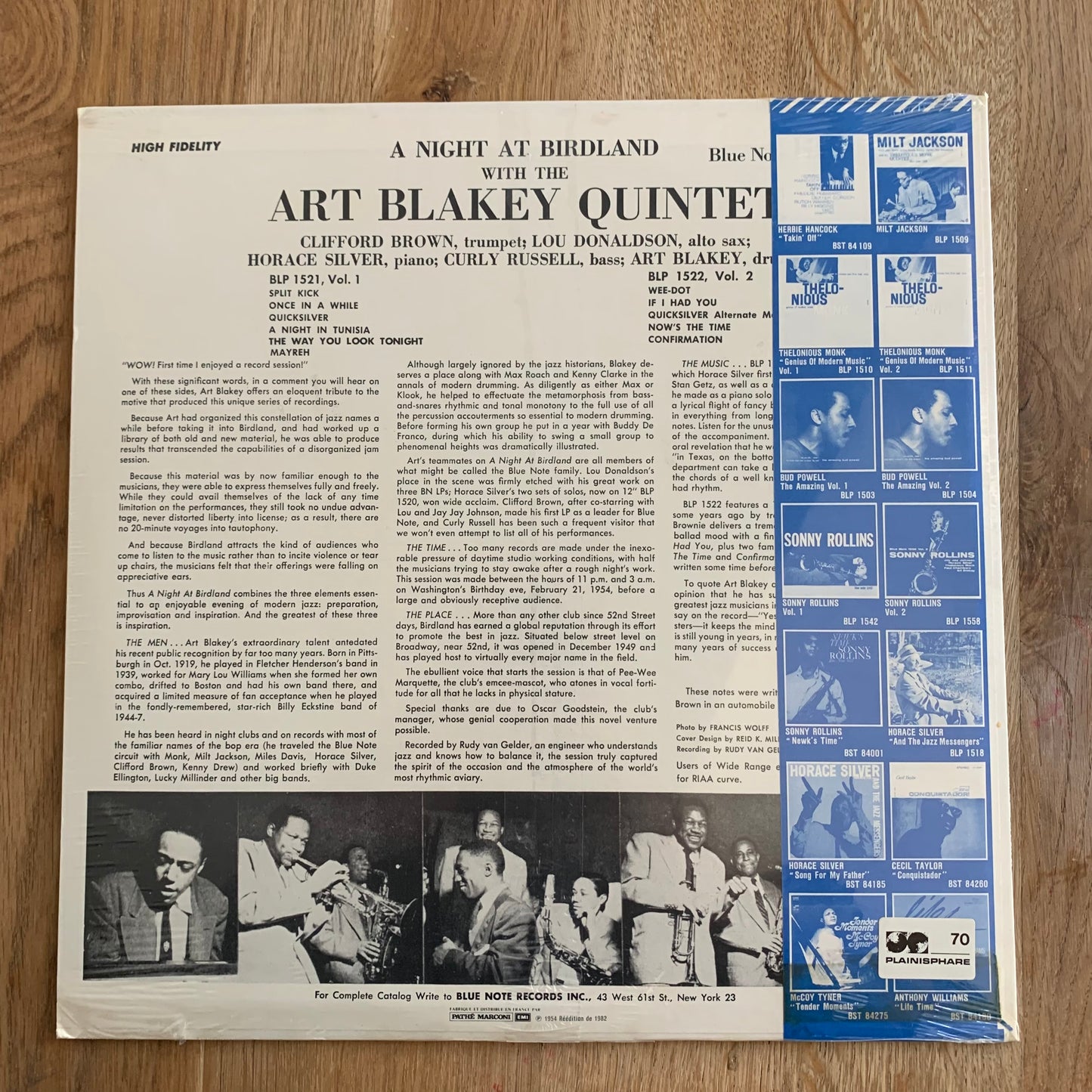 ART BLAKEY - A NIGHT AT BIRDLAND VOL. 1...RE FR...SEALED