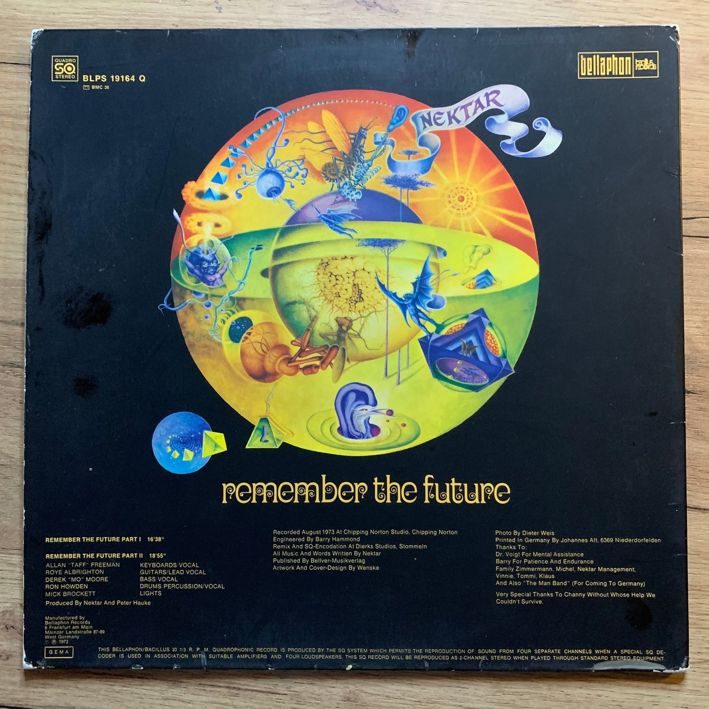 NEKTAR - REMEMBER THE FUTURE...OG GER 1973...VG/VG+