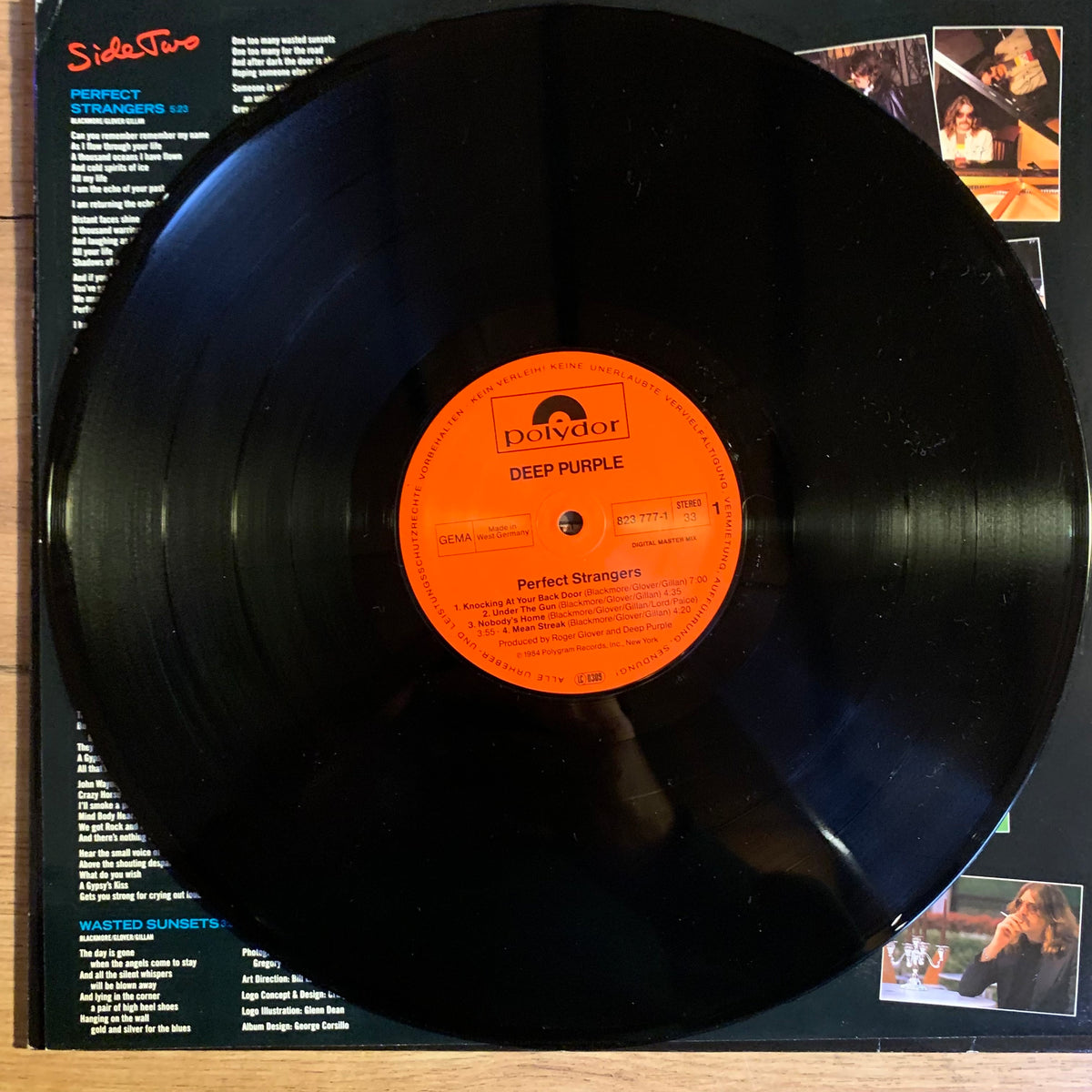 Perfect Strangers - disque Polydor