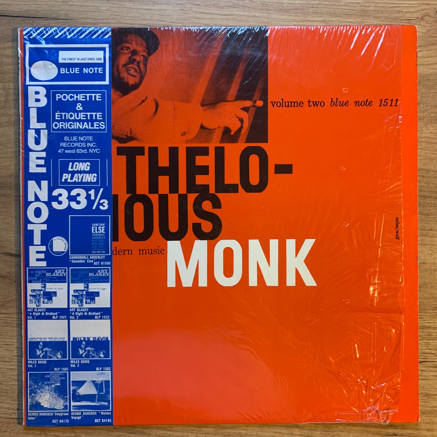 THELONIOUS MONK - GENIUS OF MODERN MUSIC VOL.2...RE FR 1985...EX/EX