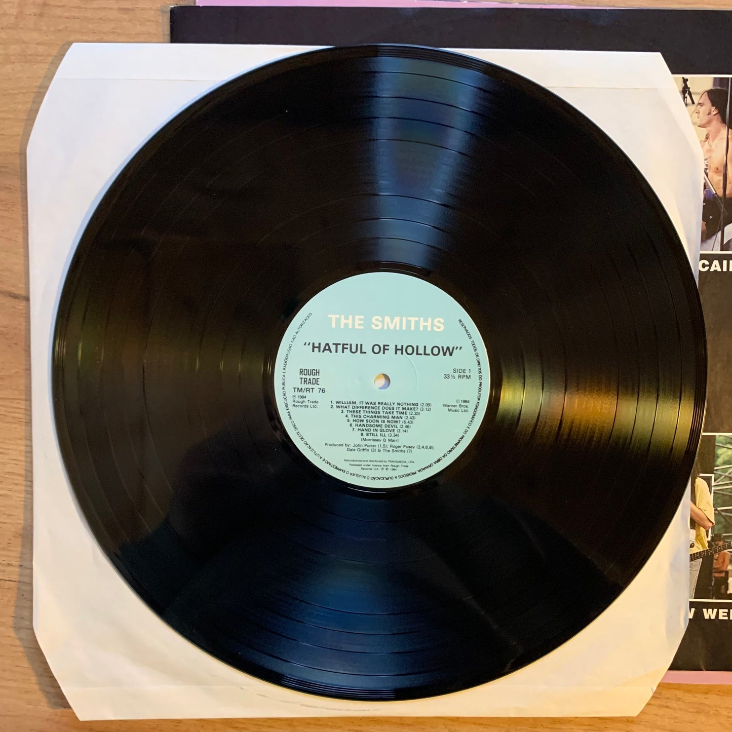 THE SMITHS - HATFUL OF HOLLOW ...BOOT GER 1988...VG+/VG