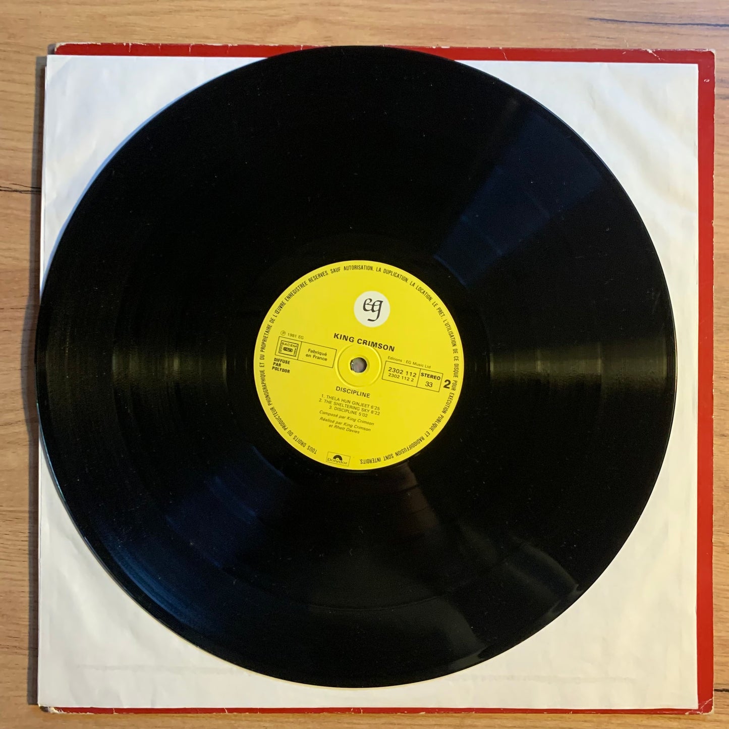 KING CRIMSON - DISCIPLINE...OG FR 1981...VG+/VG+