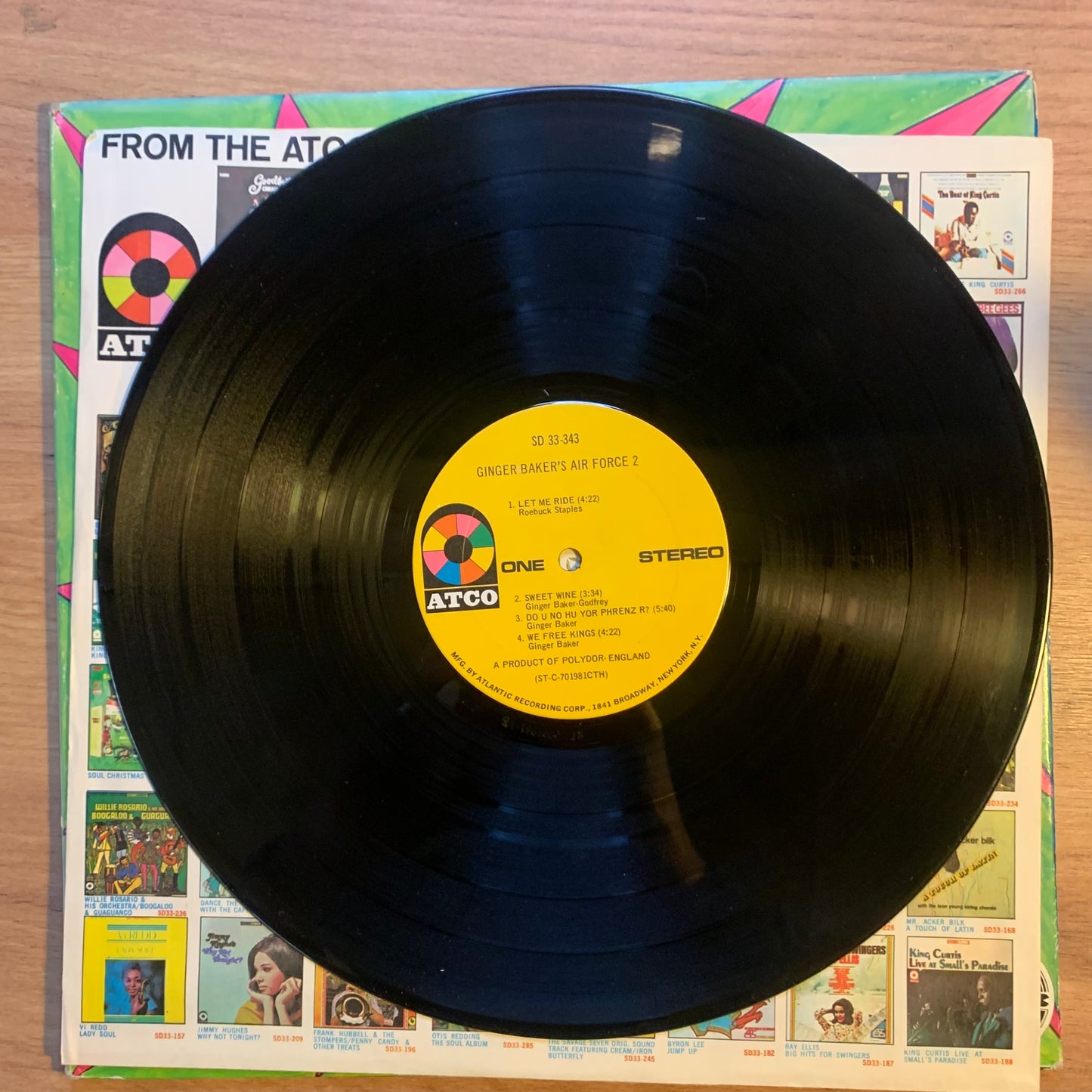 GINGER BAKER'S AIR FORCE - 2...OG US 1970...VG+/VG+