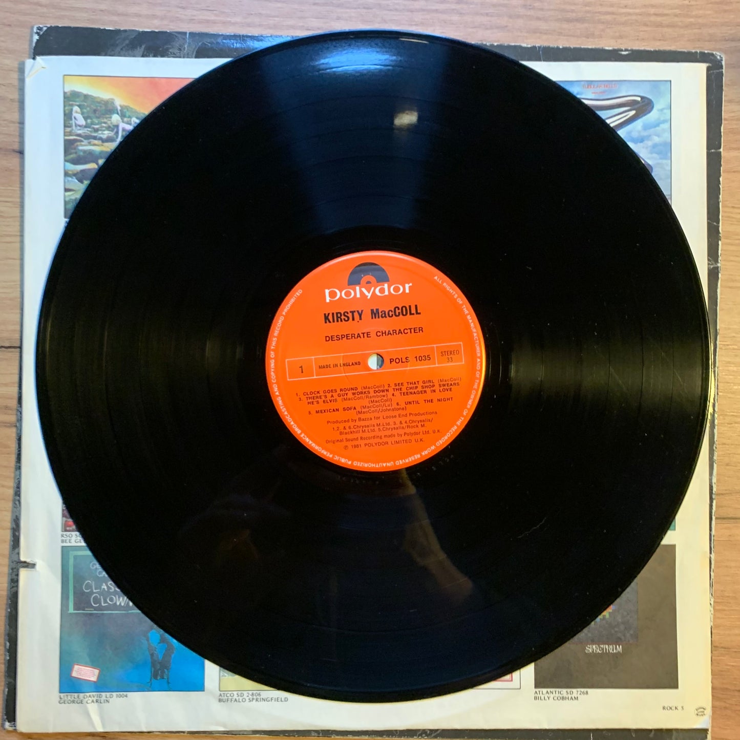 KIRSTY MacCOLL - DESPERATE CHARACTER...OG UK 1981...VG+/VG