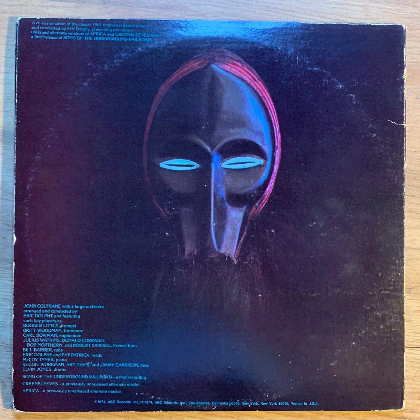 JOHN COLTRANE - THE AFRICA BRASS SESSIONS VOL.2...OG US 1974...VG+/VG