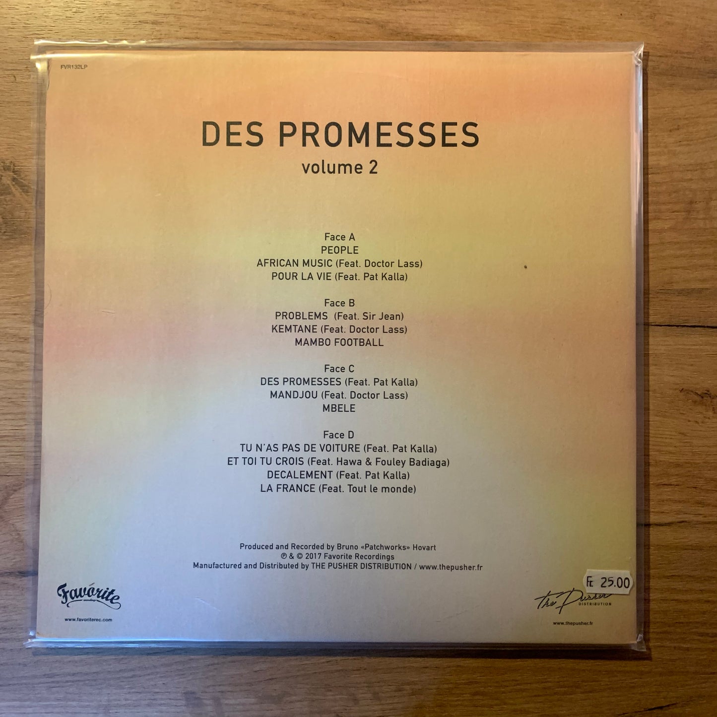 Voilaaa – Des Promesses volume 2...OG FR 2017...VG+/EX