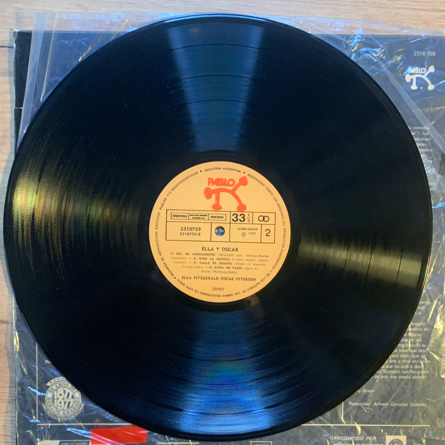 ELLA AND OSCAR...OG ARG 1976...VG+/VG
