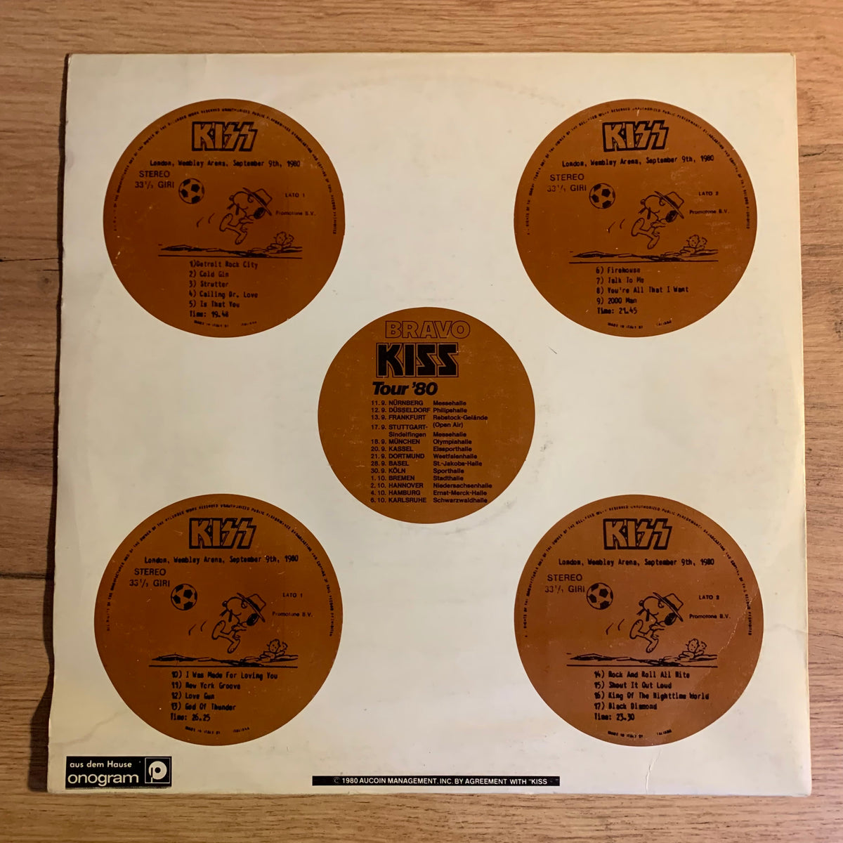 Kiss Talk to Me - verso