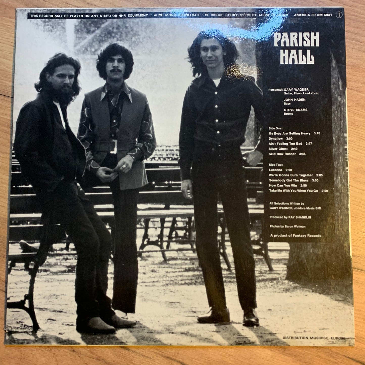 PARISH HALL - PARISH HALL...OG FR 1971...VG+/VG+