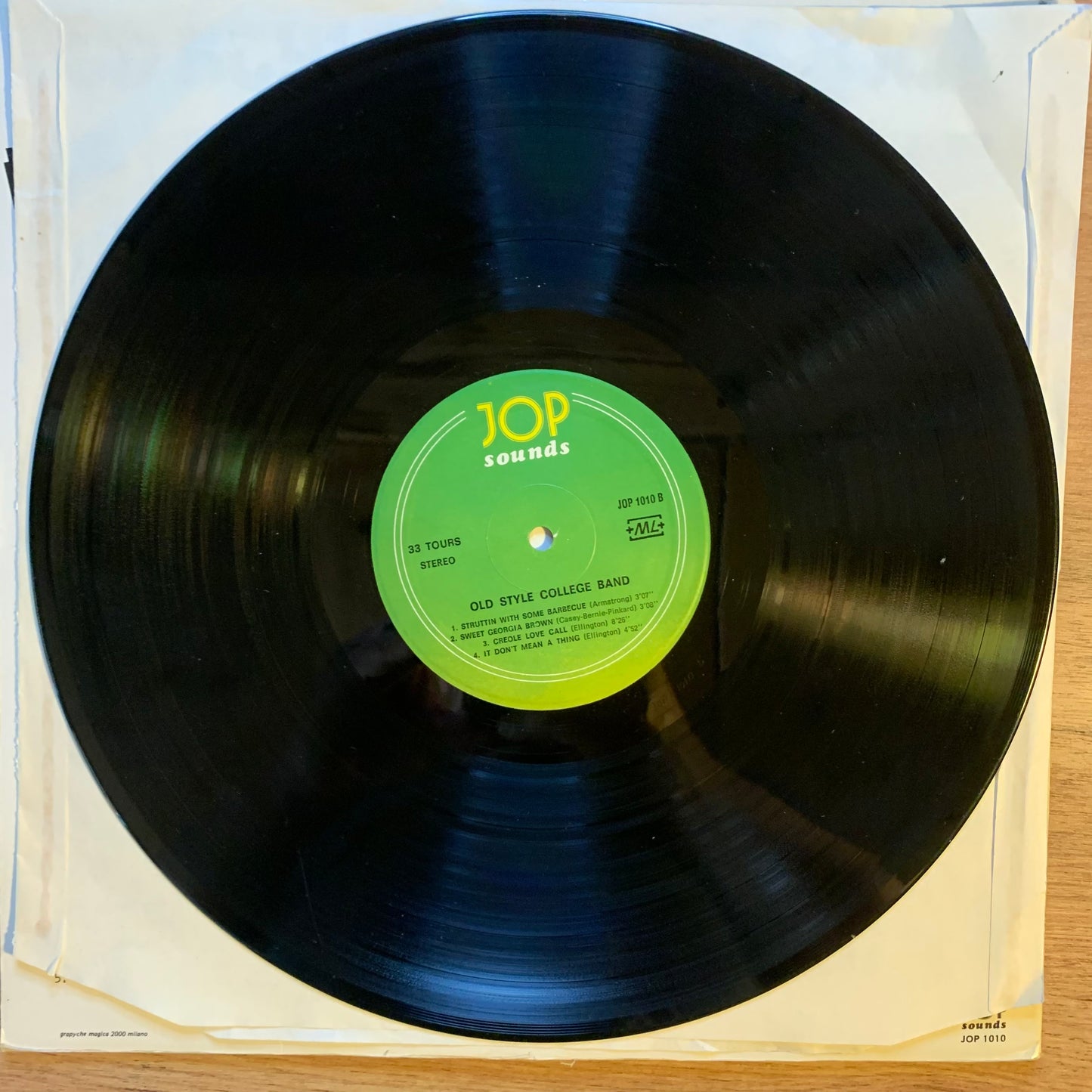 OLD STYLE COLLEGE BAND - 20ÈME ANNIVERSAIRE...OG SUI...VG+/VG+