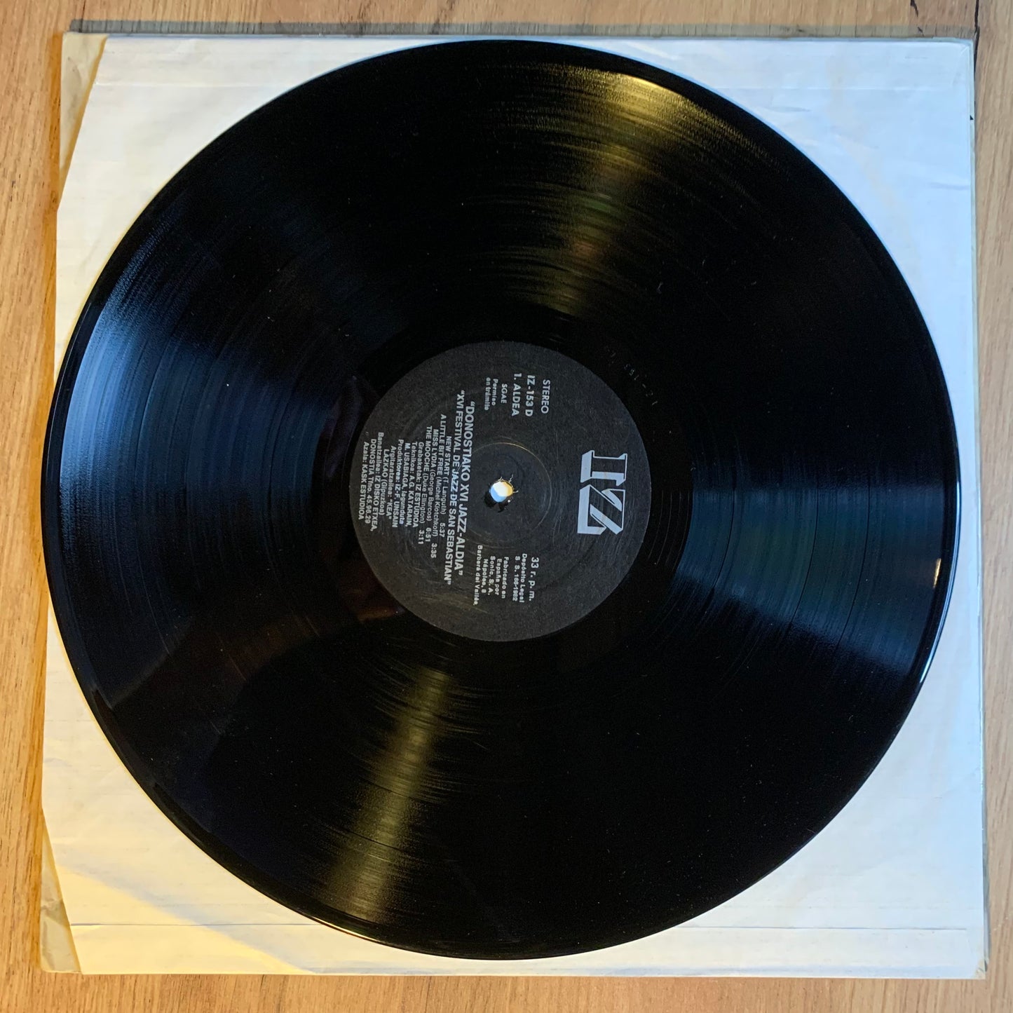 XVI FESTIVAL DE JAZZ DE SAN SEBASTIAN...OG ESP 1982...VG+/VG+