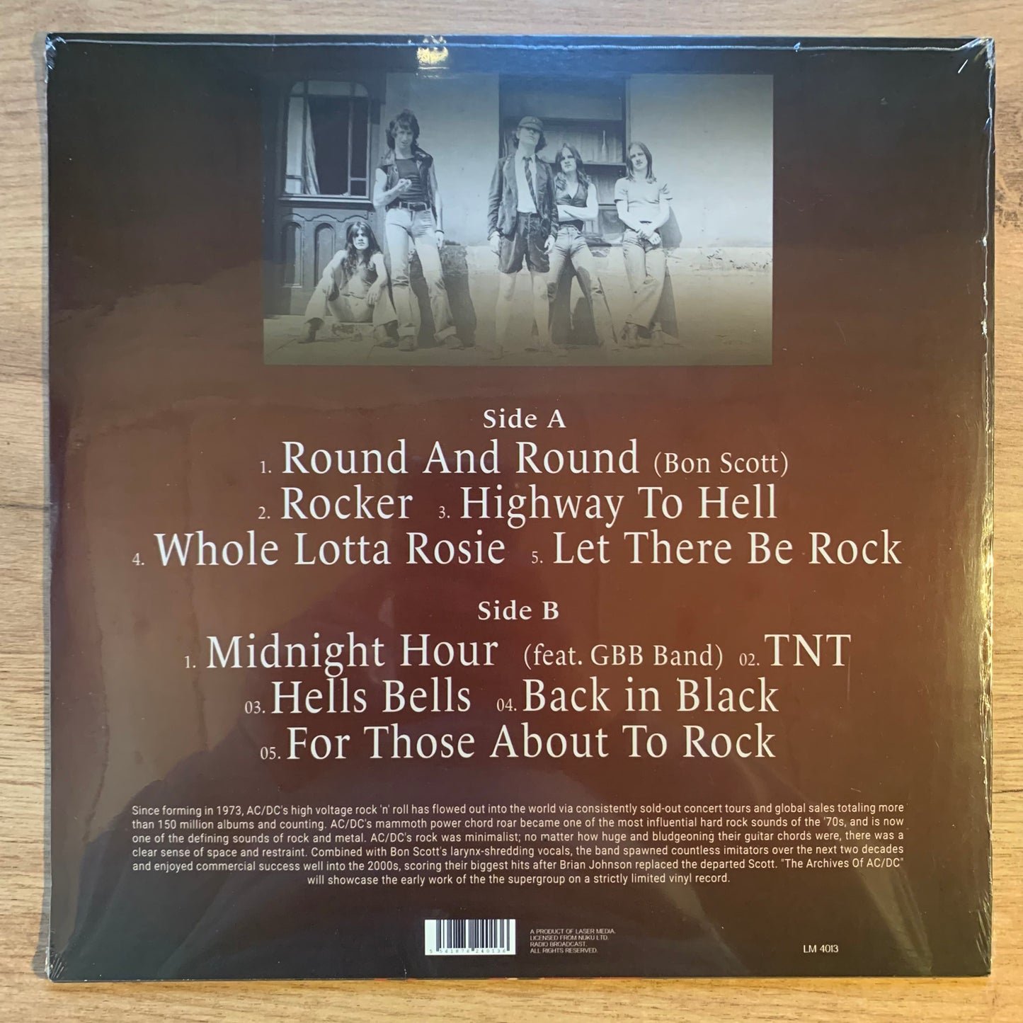 AC/DC  - LEGENDARY SONGS FROM THE EARLY DAYS...BOOT 2019...SEALED