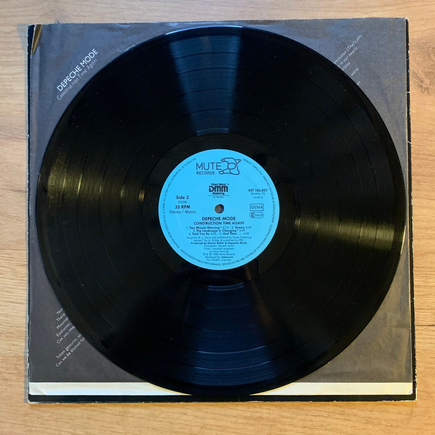 DEPECHE MODE - CONSTRUCTION TIME AGAIN...OG GER 1983...VG+/VG