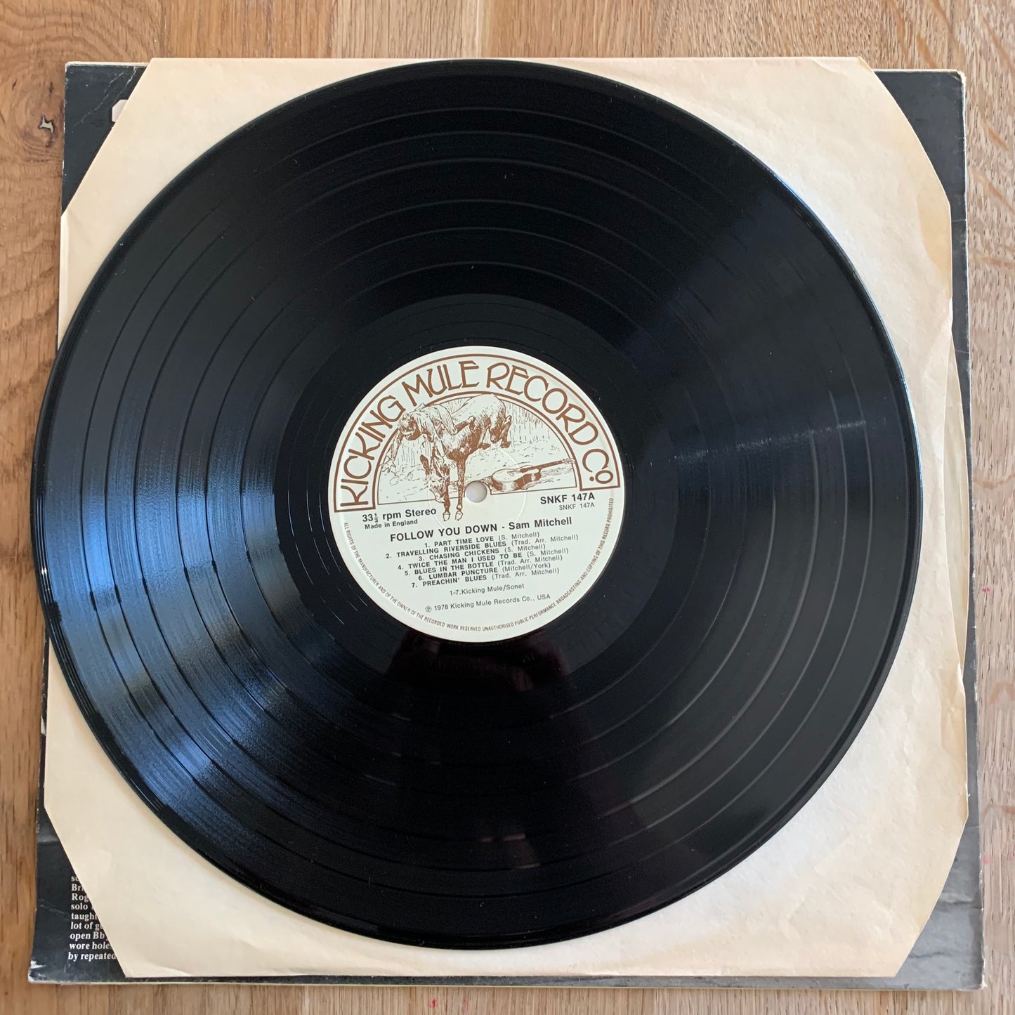 SAM MITCHELL - FOLLOW...OG UK 1978...VG++/VG+