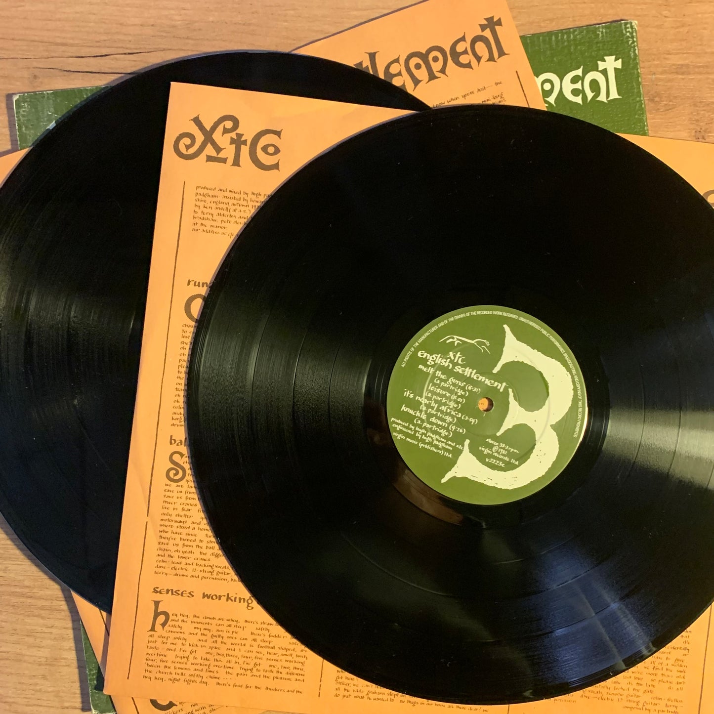 XTC - ENGLISH SETTLEMENT...OG UK 1982...VG+/VG