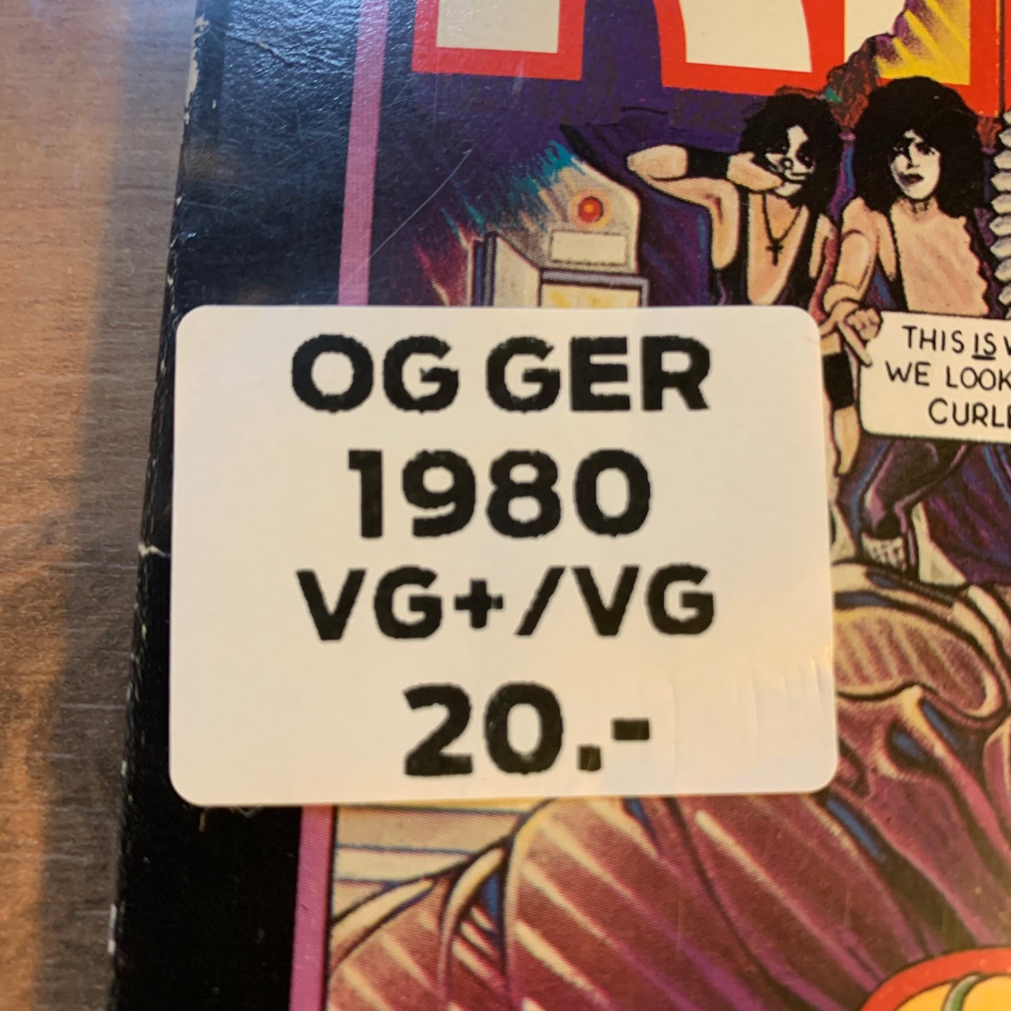 KISS - UNMASKED...OG GER 1980...VG+/VG