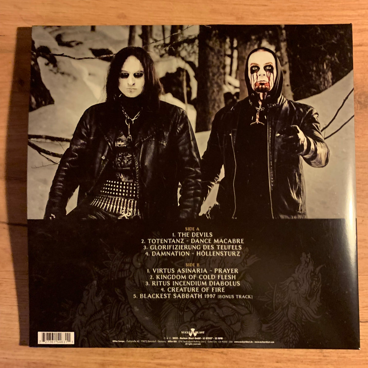 Vinyle noir Belphegor The Devils