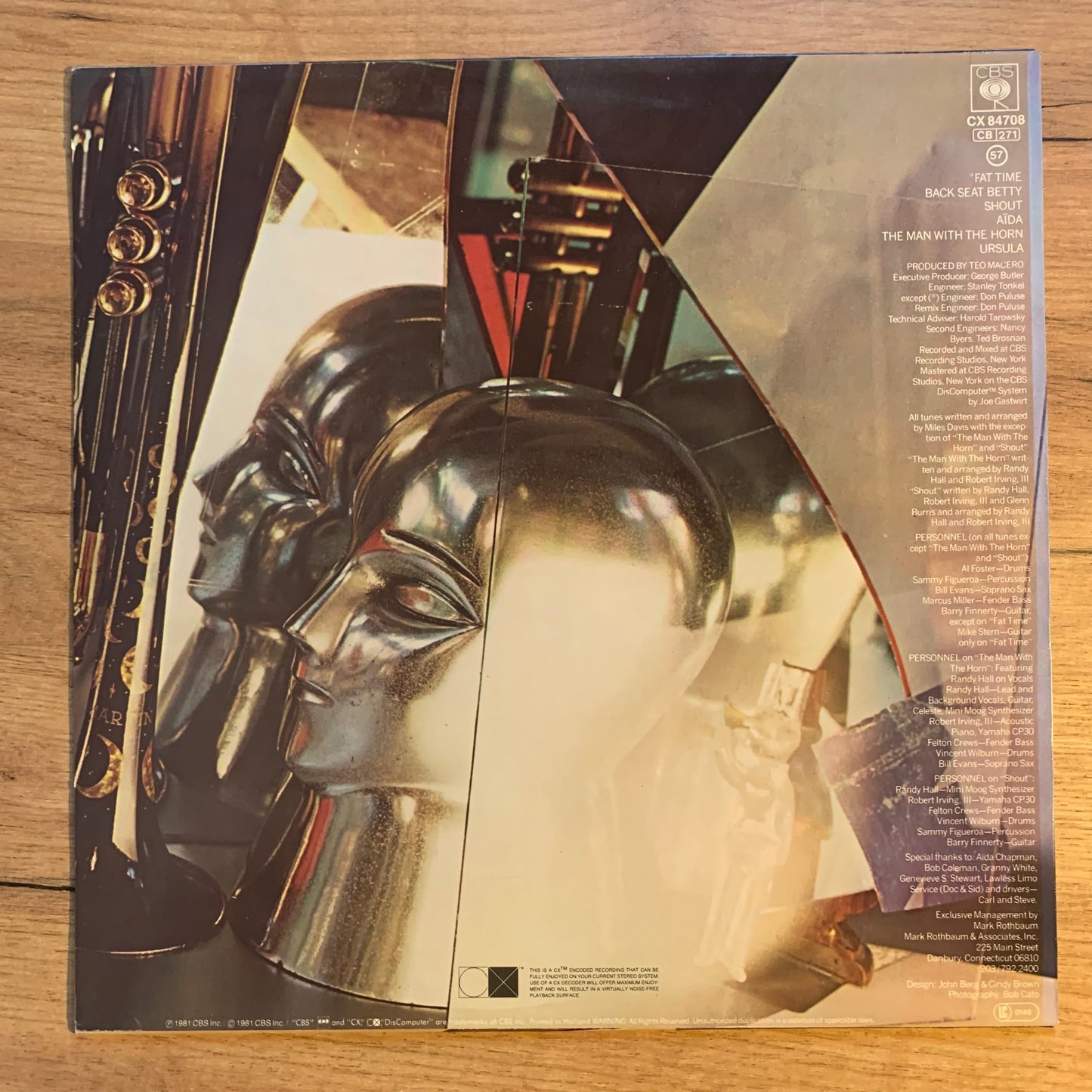 MILES DAVIS - THE MAN WITH THE HORN...OG EU 1981...EX/EX