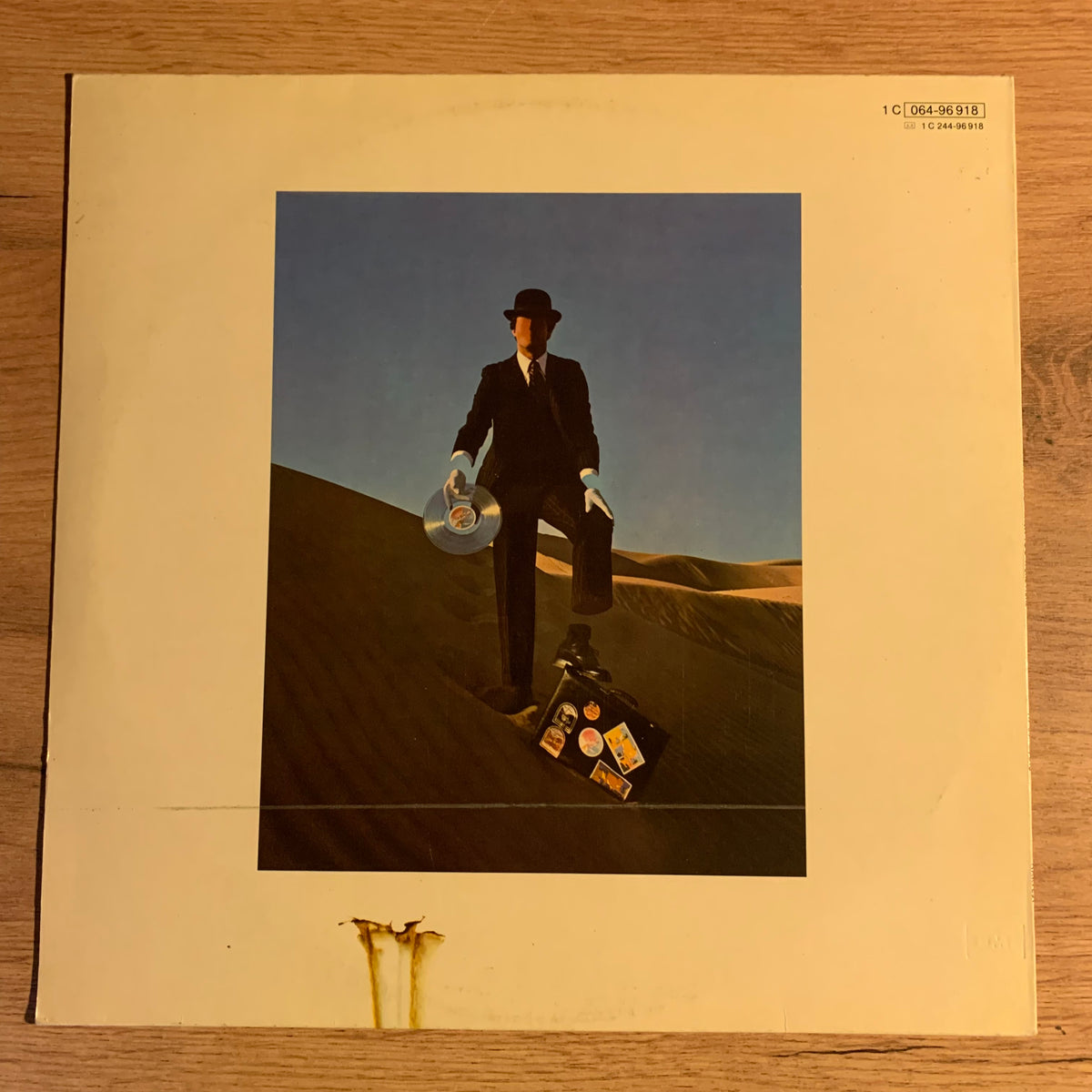 Pink Floyd - Wish You Were Here, pochette verso