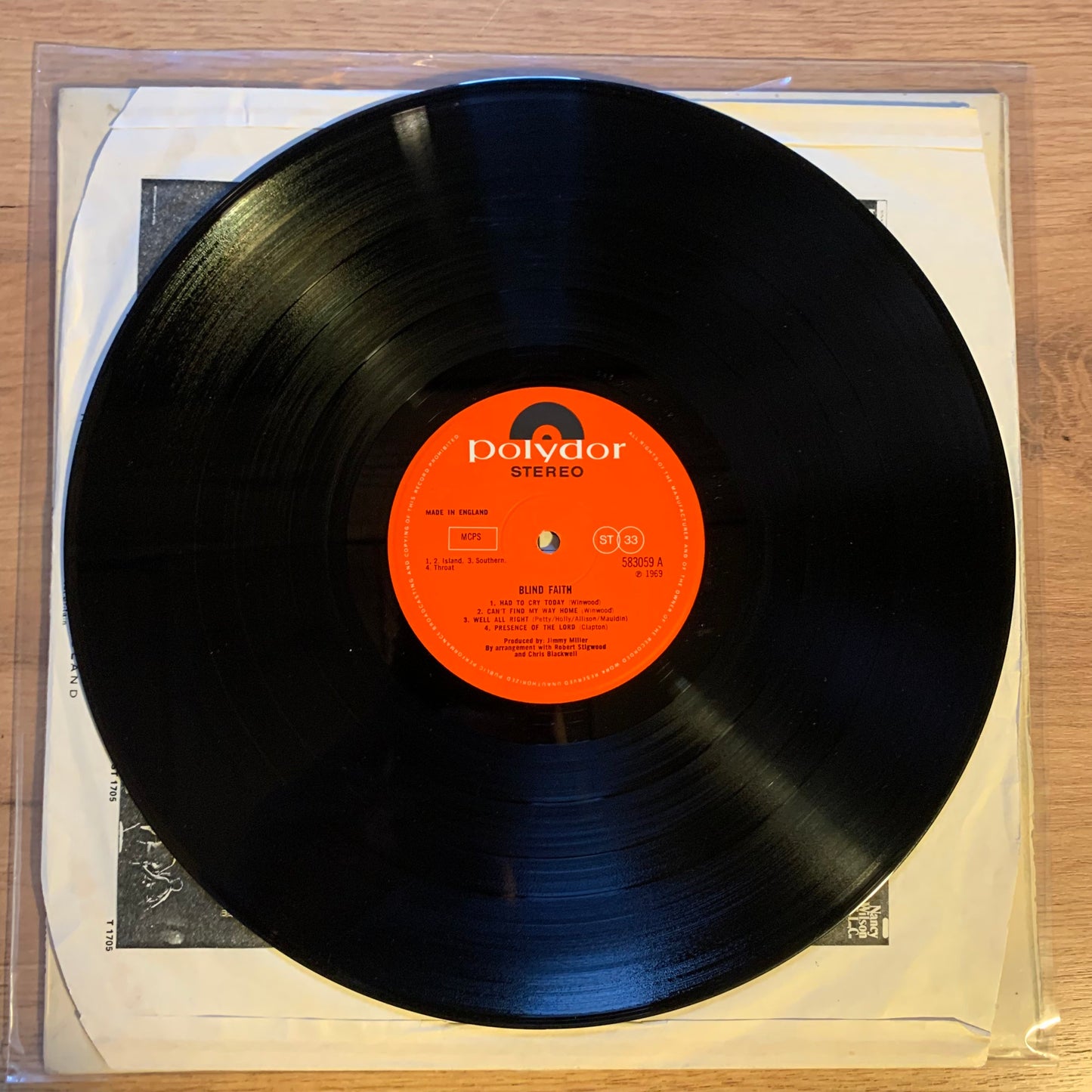 Blind Faith – Blind Faith...OG UK 1969...VG+/VG