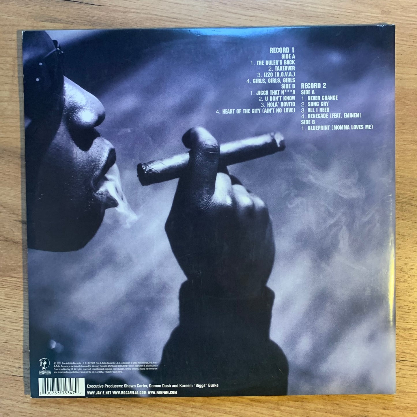 JAY-Z - THE BLUEPRINT...RE EU 2011...VG/EX