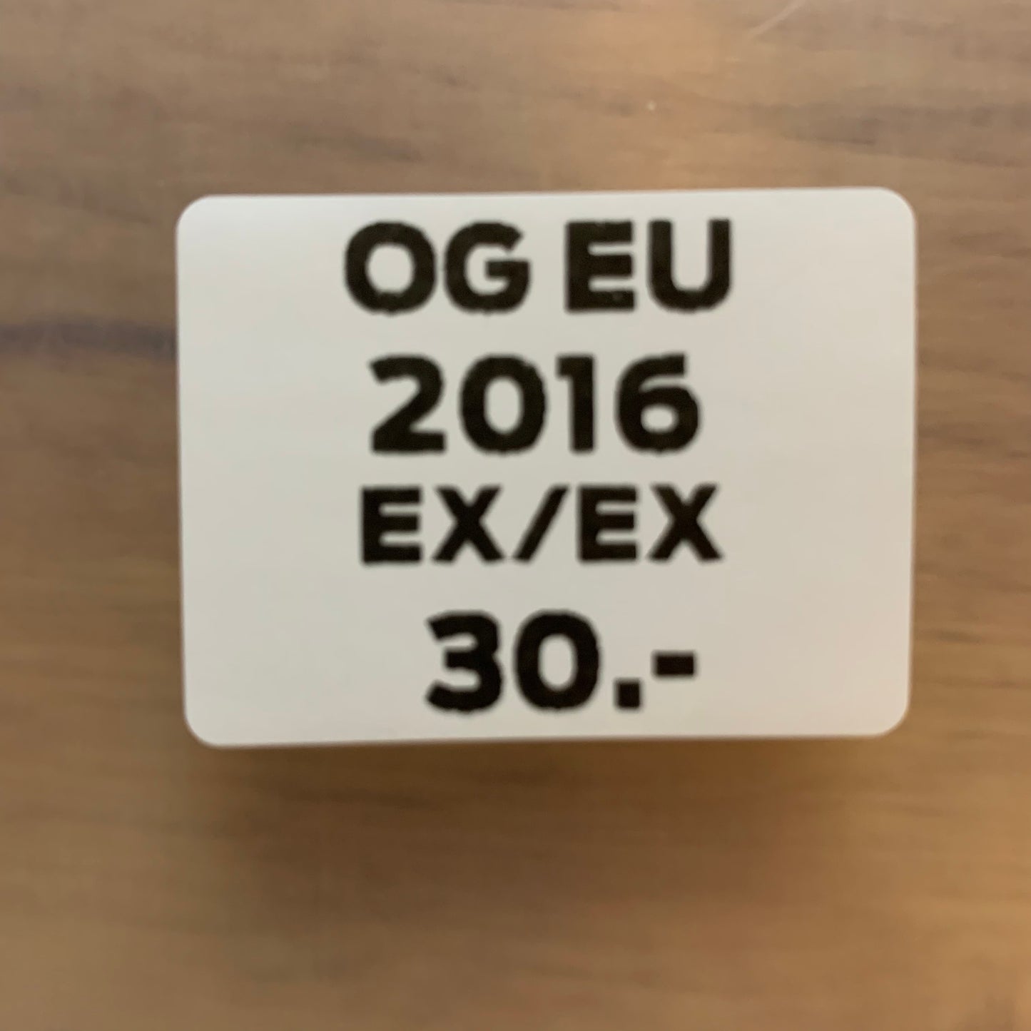 THE HATEFUL EIGHT...OG EU 2016...EX/EX