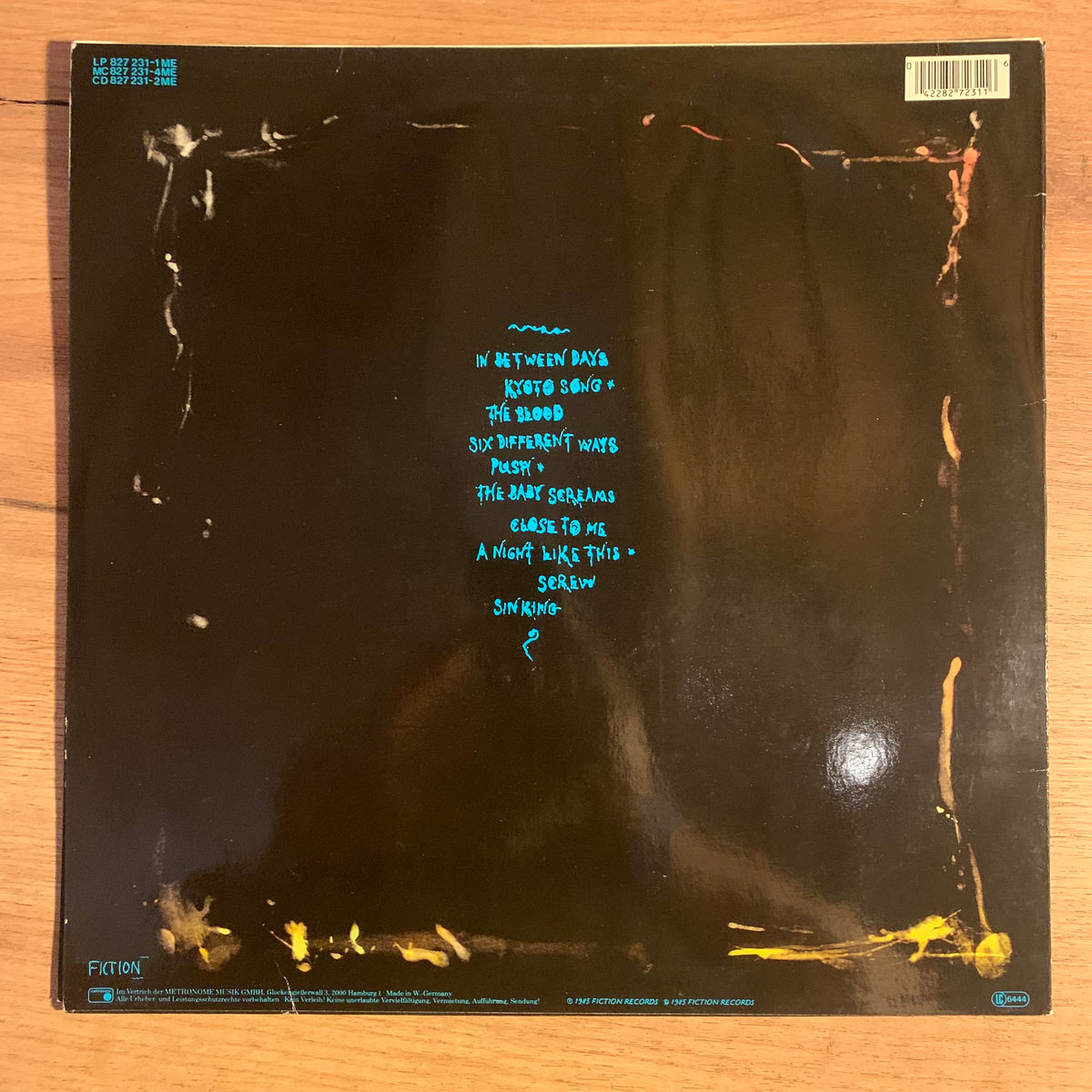 The Cure The Head on the Door pochette recto