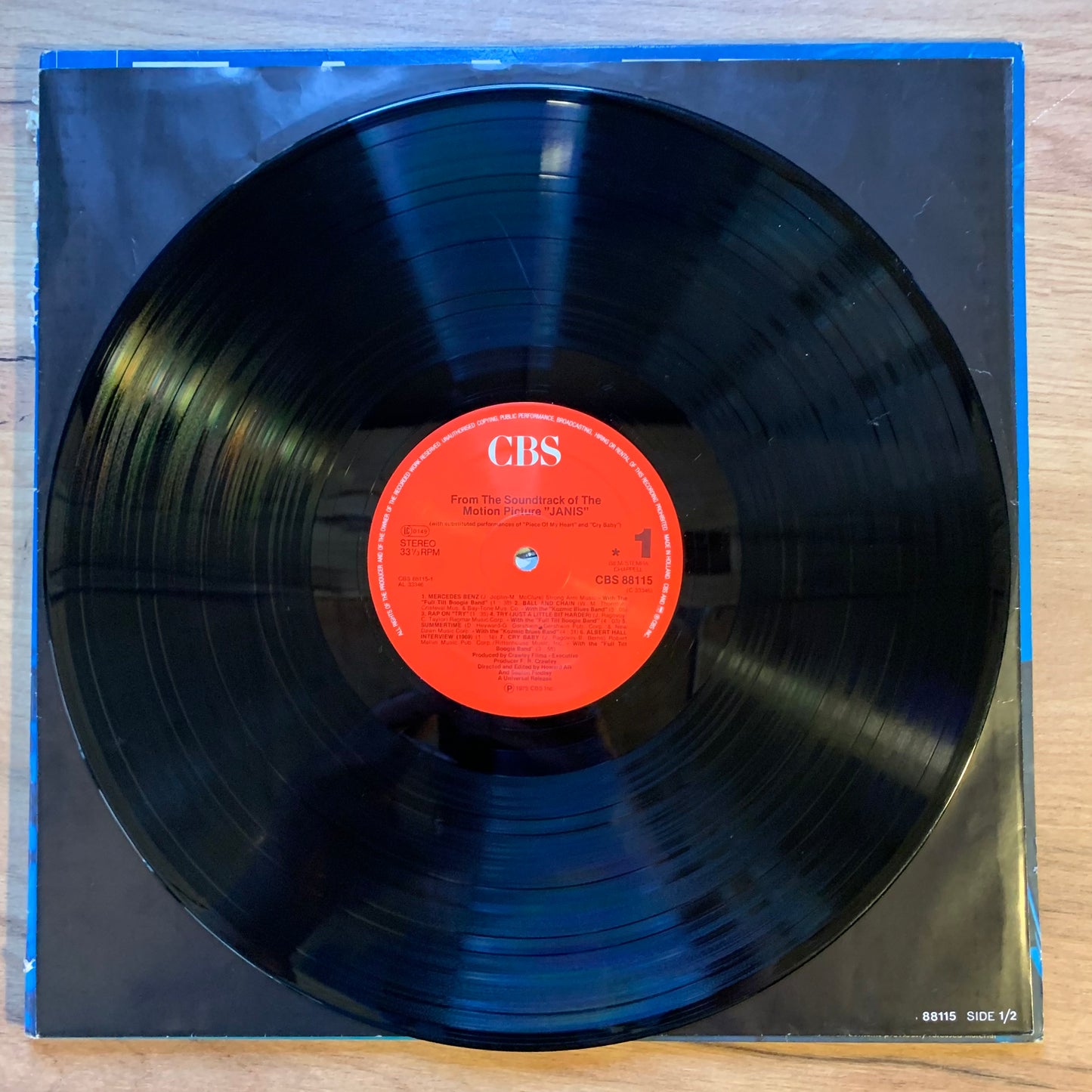 JANIS JOPLIN - JANIS (SOUNDTRACK)...COMPIL EU 1975...EX/VG+