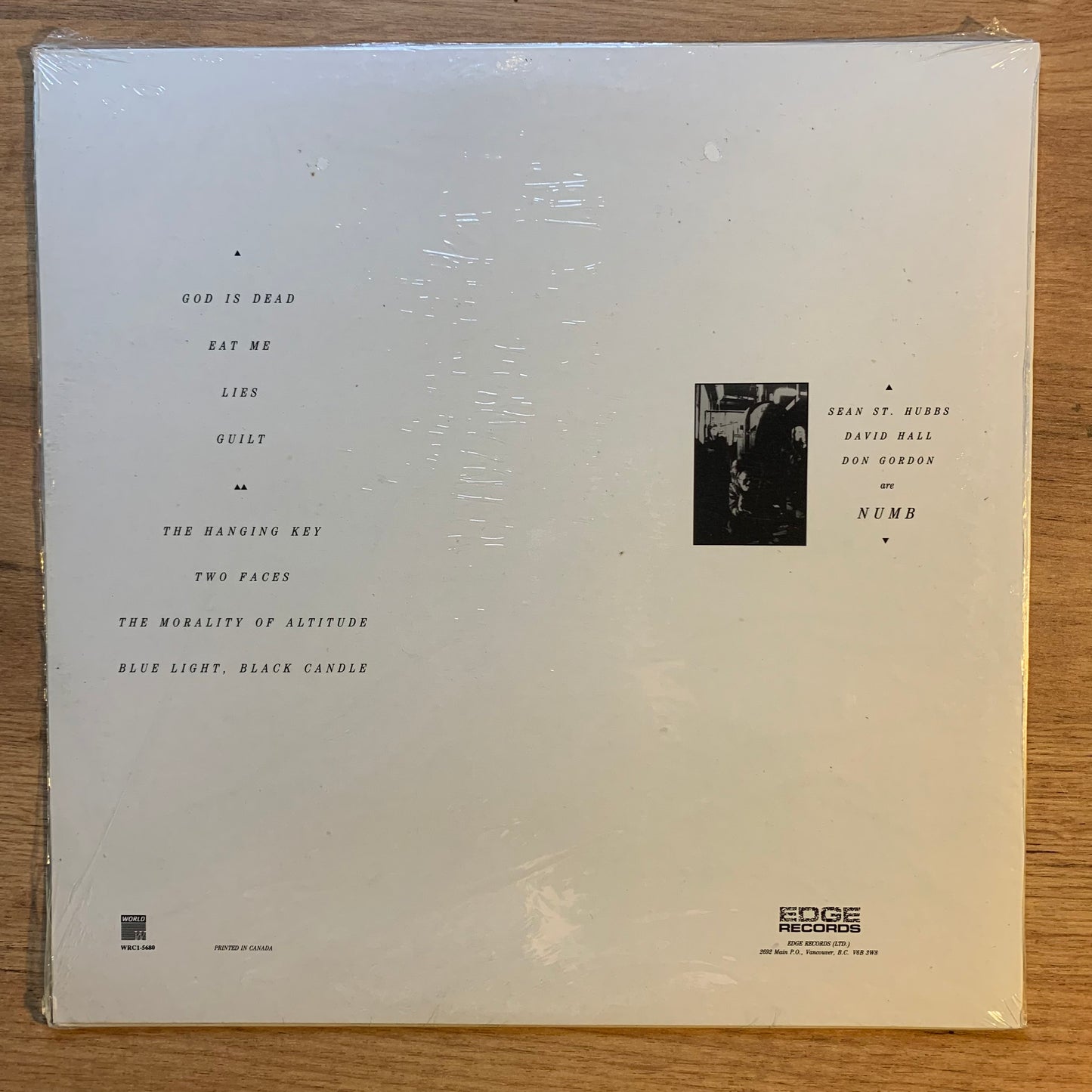 NUMB - NUMB...OG CAN 1987...EX/EX