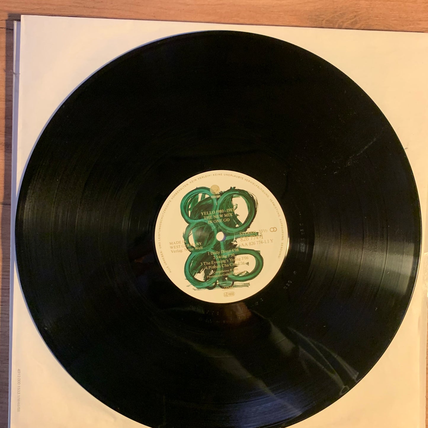 YELLO - 1980-1985 THE NEW MIX IN ONE GO...OG GER 1986...VG+/VG+