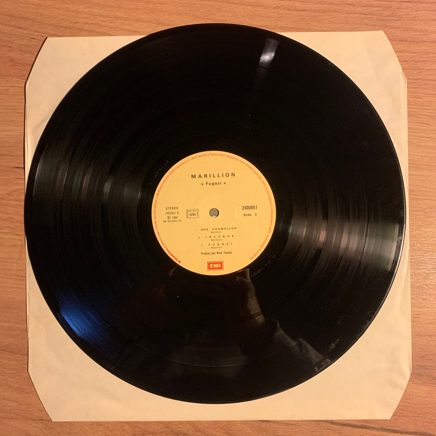 MARILLION - FUGAZI...OG FR 1984...VG+/VG+
