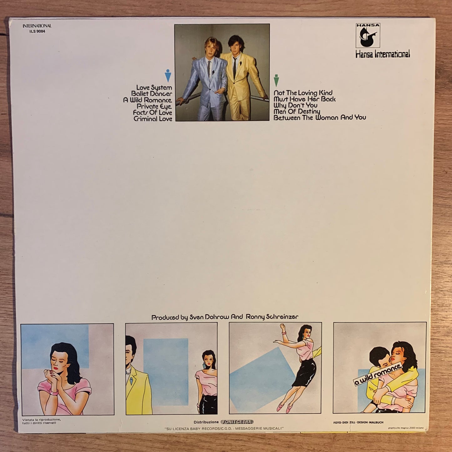 THE TWINS - A WILD ROMANCE...OG ITA 1984...VG+/EX