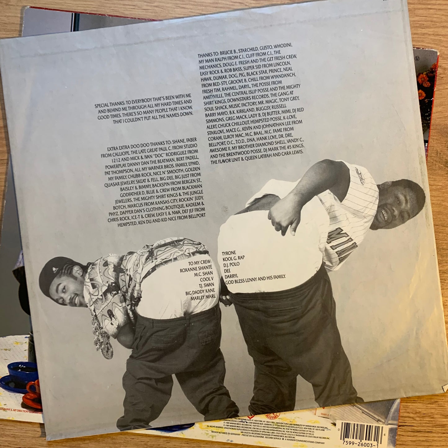 BIZ MARKIE - THE BIZ NEVER SLEEPS...OG EU 1989...VG+/VG+