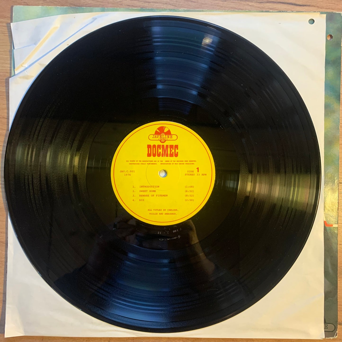 DOCMEC - OBJET NON IDENTIFIÉ...OG SUI 1976...VG++/VG+