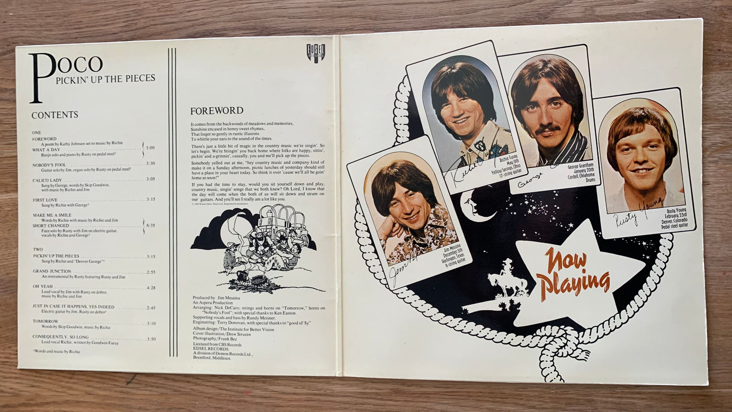 POCO - PICKIN' UP THE PIECES...RE UK 1986...VG+/VG+