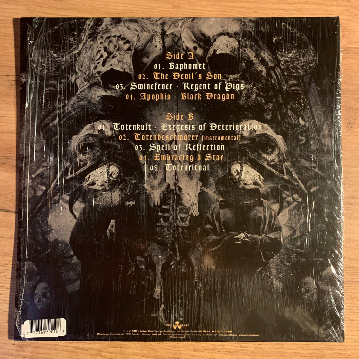 Vinyle vert Belphegor Totenritual