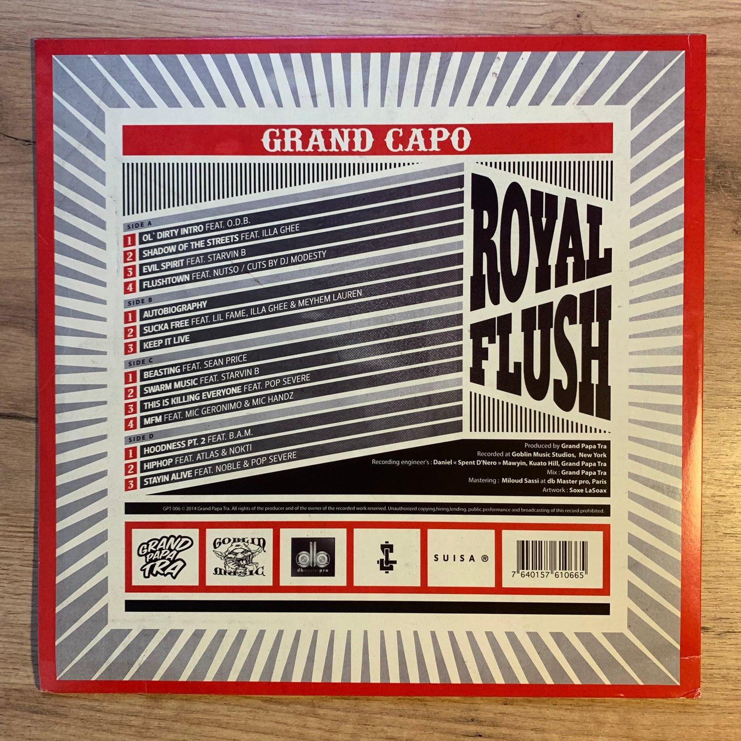 ROYAL FLUSH - GRAND CAPO...OG SUI 2014...EX/EX