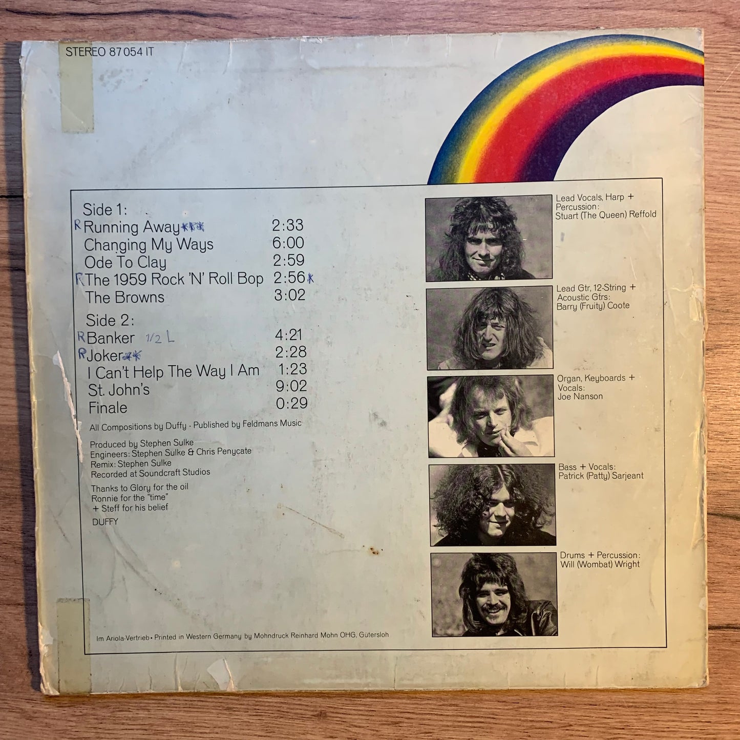 SCRUFFY DUFFY - SCRUFFY DUFFY...OG GER 1973...VG-/VG