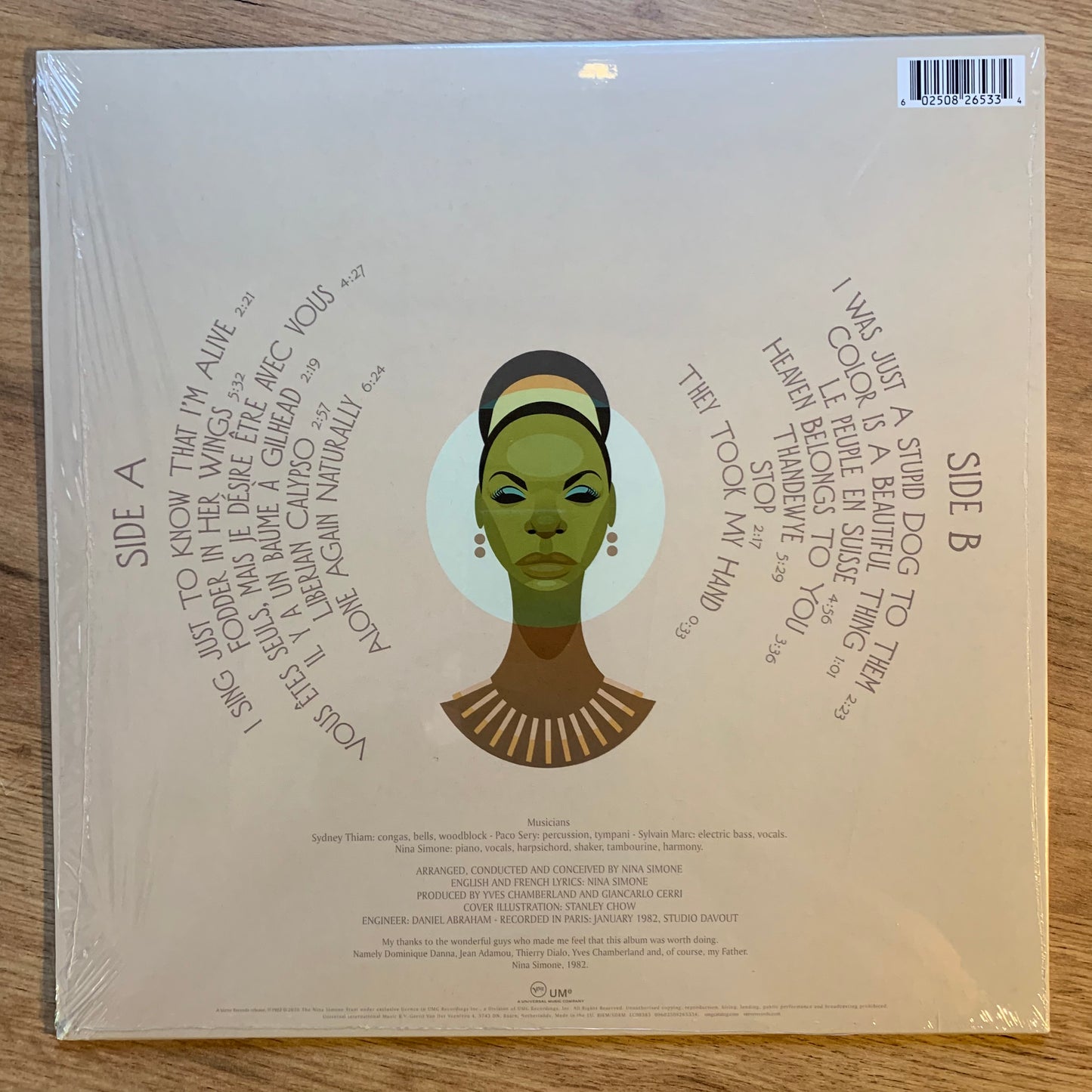 NINA SIMONE - FODDER ON MY WINGS...RE EU 2020...EX/EX