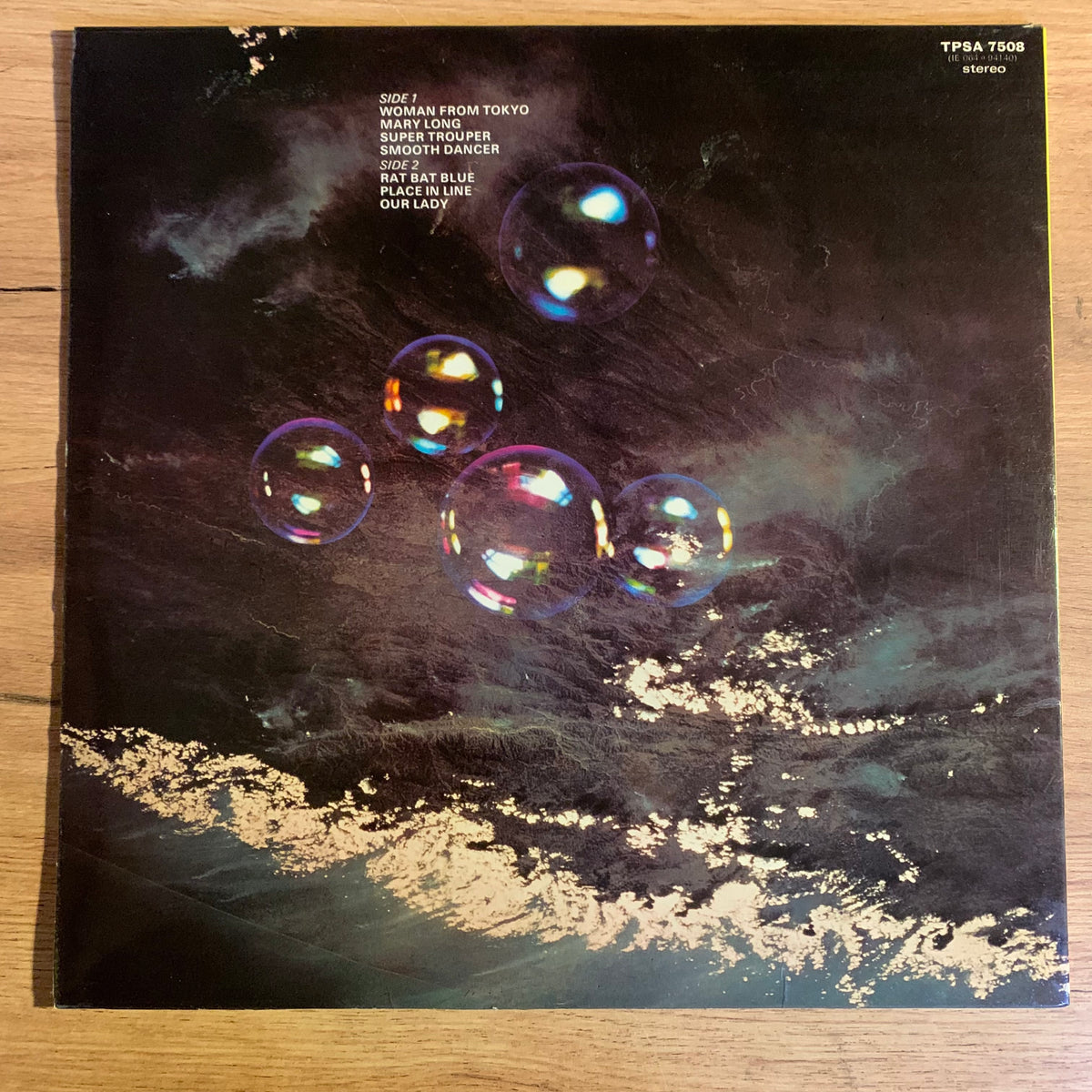 Deep Purple Who Do We Think We Are, pochette verso