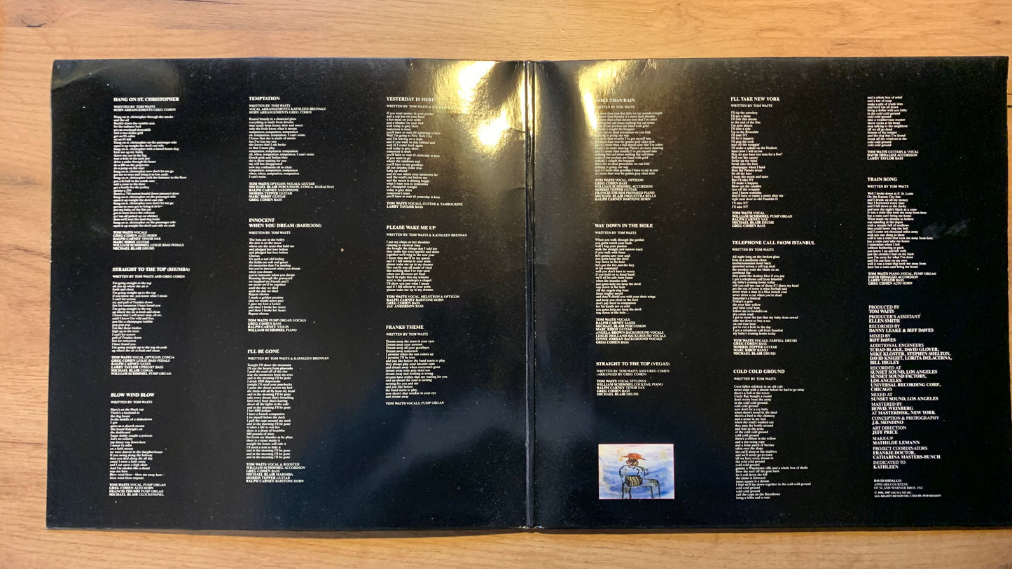 TOM WAITS - FRANKS WILD YEARS...OG EU 1987...VG/VG+