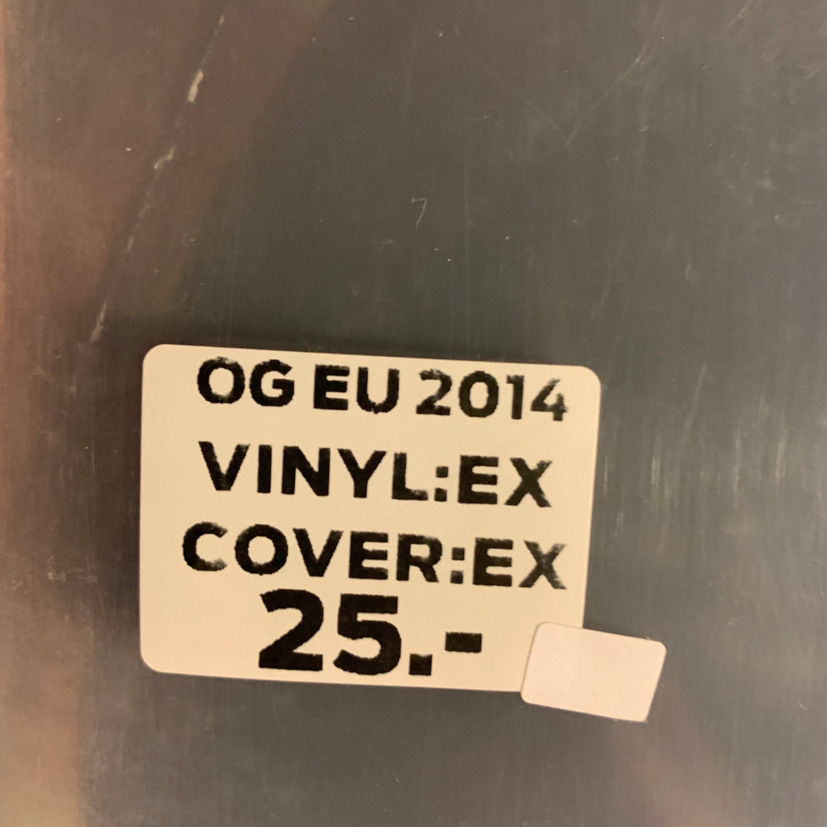 Étiquette état OG EU 2014 EX EX