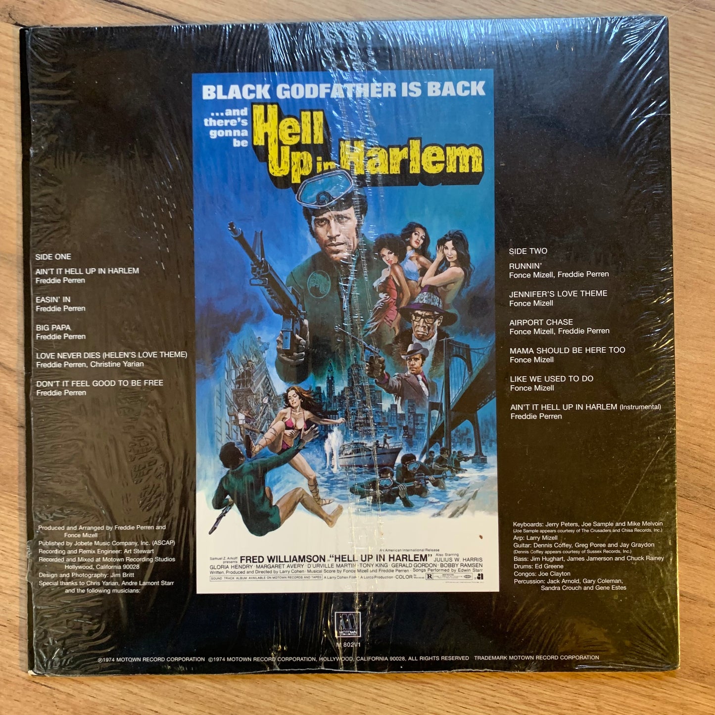 EDWIN STARR - HELL UP IN HARLEM OST...RE US...VG+/EX