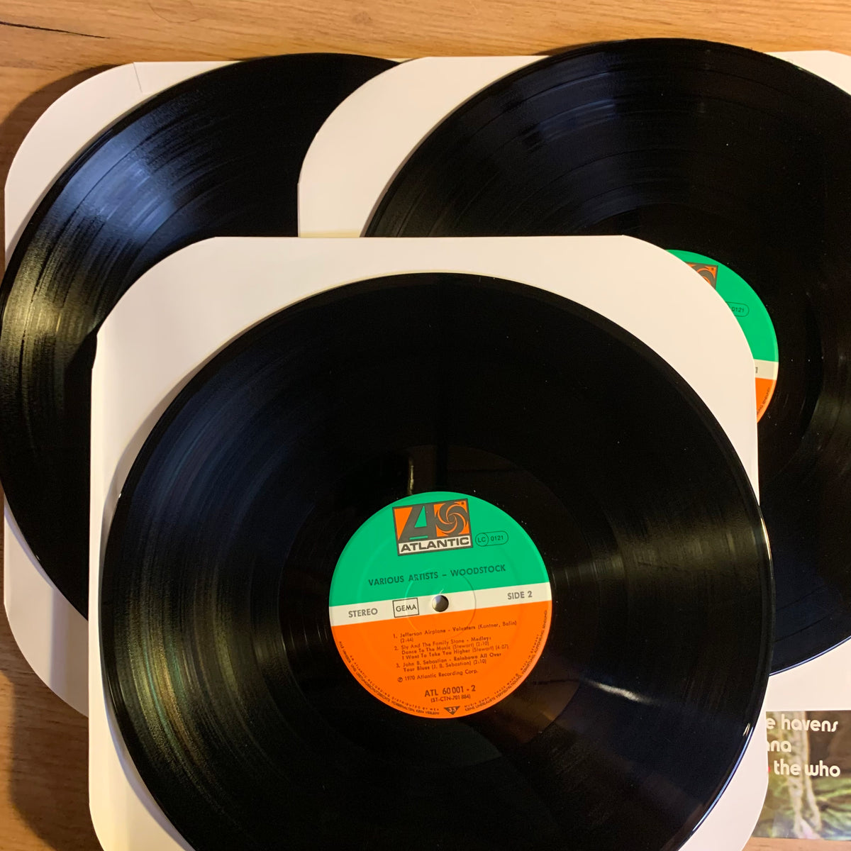 Woodstock - trois disques Atlantic