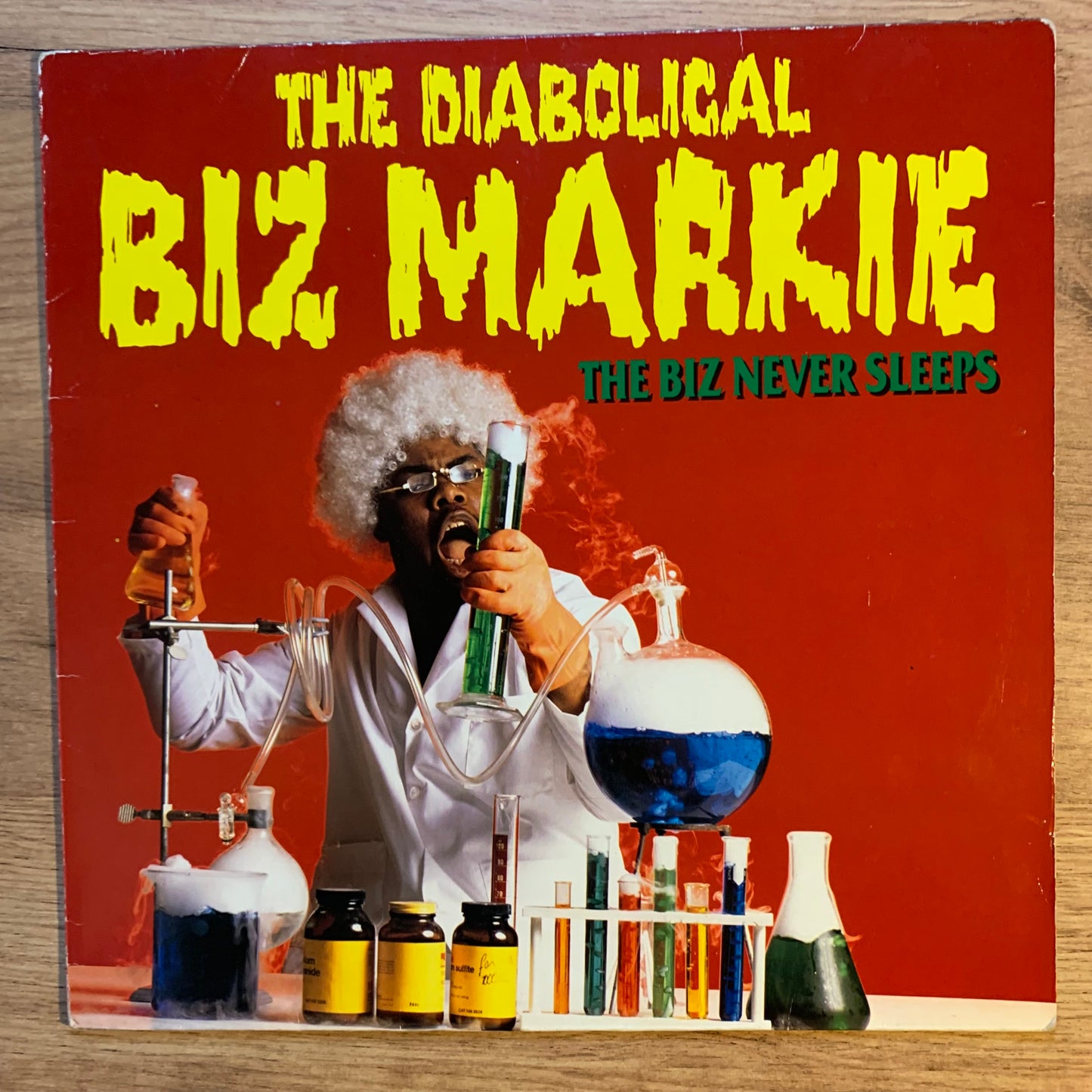 BIZ MARKIE - THE BIZ NEVER SLEEPS...OG EU 1989...VG+/VG+