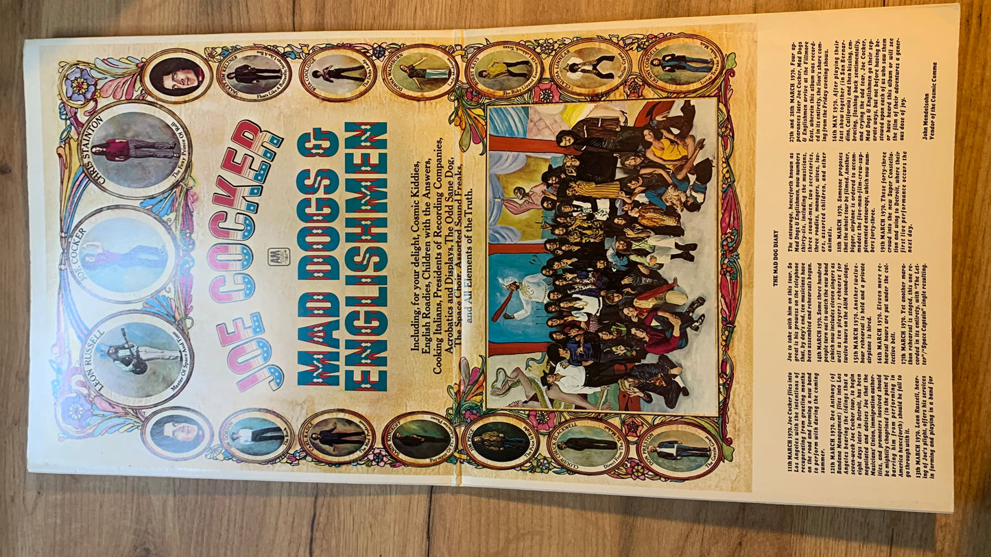 JOE COCKER - MAD DOGS & ENGLISHMEN...RE UK 1972...VG+/VG+